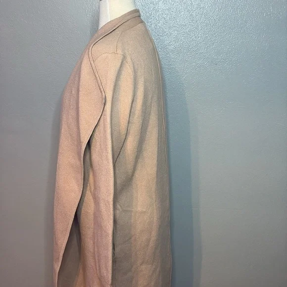 NWT Chicwish Open Front Cardigan Pockets Wide Collar Camel Tan Small - Picture 5 of 12